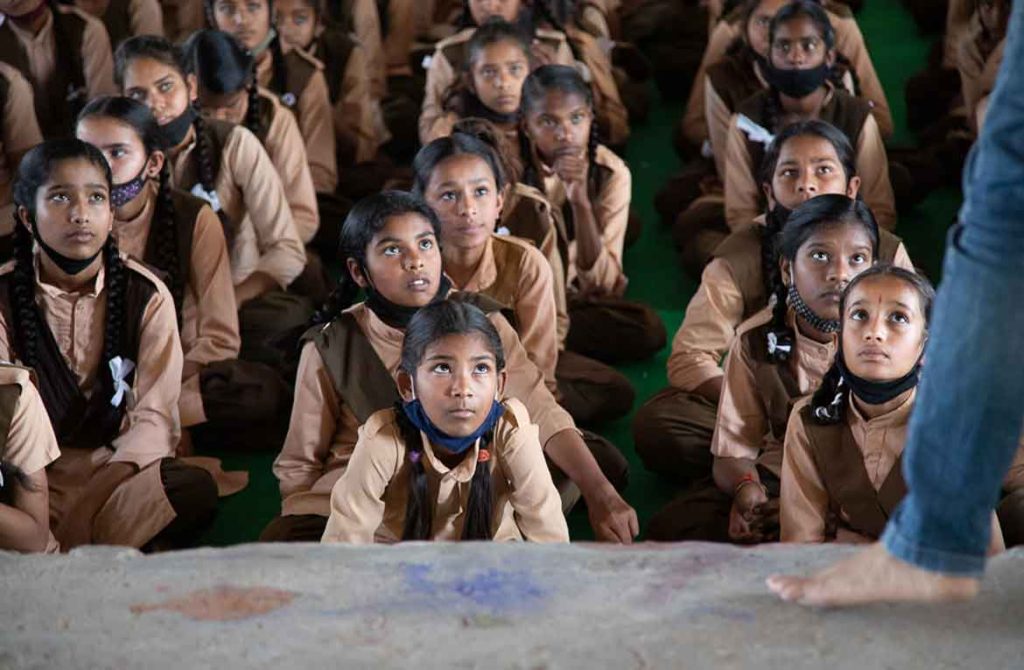 Rajasthan India Children Learning About Epilepsy